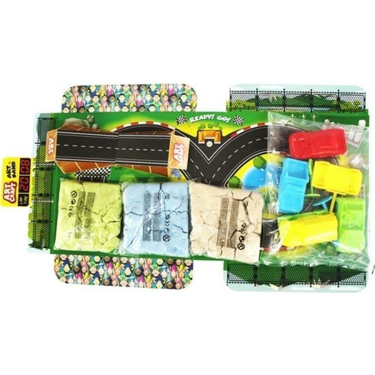 Dede 3463 Art Craft Cars Set Modelling Sand 750 gr - BumbleToys - 5-7 Years, Boys, Cecil, Girls, Make & Create
