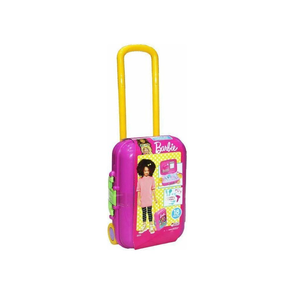 Dede 3486 Barbie Beauty Set Luggage 18 Pieces - BumbleToys - 5-7 Years, Barbie, Cecil, Girls, Roleplay