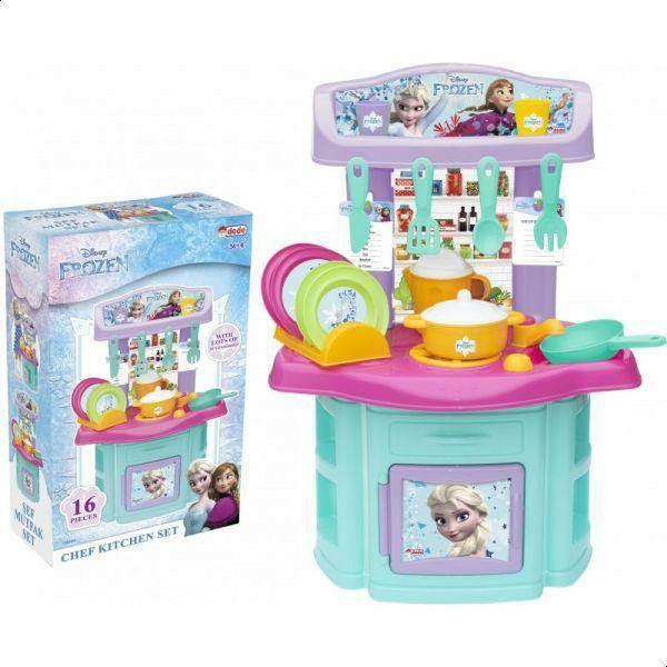 Dede 3565 Frozen Chef Kitchen 16 Pieces - BumbleToys - 5-7 Years, Cecil, Frozen, Girls, Kitchen & Play Sets