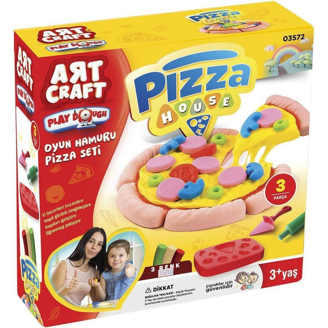 Dede 3572 Art Craft Pizza Play Dough 150 gr - BumbleToys - 5-7 Years, Boys, Cecil, Girls, Make & Create, Play-doh