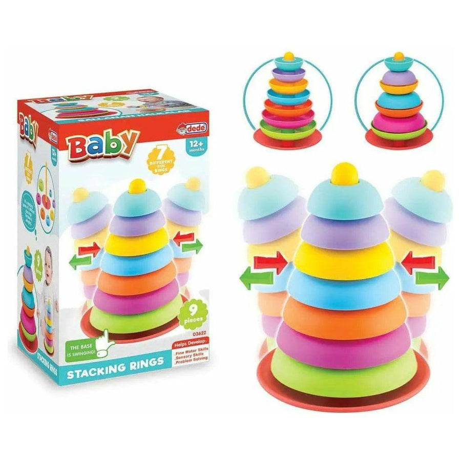 Dede 3622 Stacking Ring Multicolor 9 Pieces