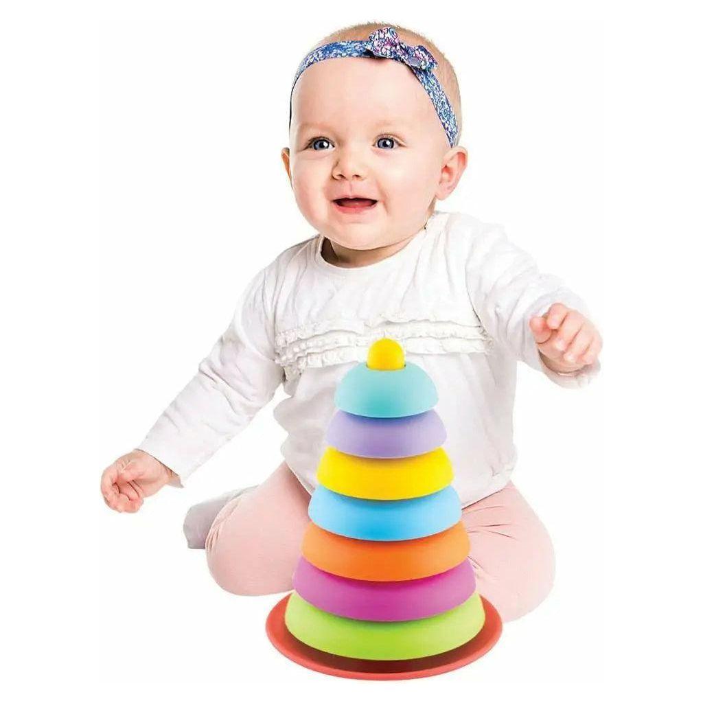 Dede 3622 Stacking Ring Multicolor 9 Pieces - BumbleToys - 2-4 Years, Babies, Baby Saftey & Health, Boys, Building Blocks, Cecil, Education, Girls, Learning Toys