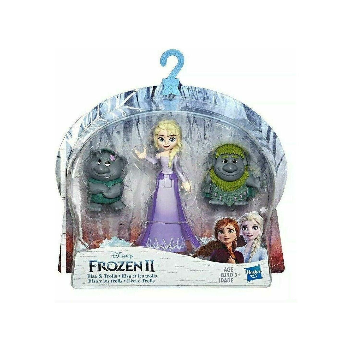 Disney Frozen 2 Elsa Small Doll with Troll Figures - BumbleToys - 5-7 Years, 8-13 Years, Frozen, Girls, Miniature Dolls & Accessories