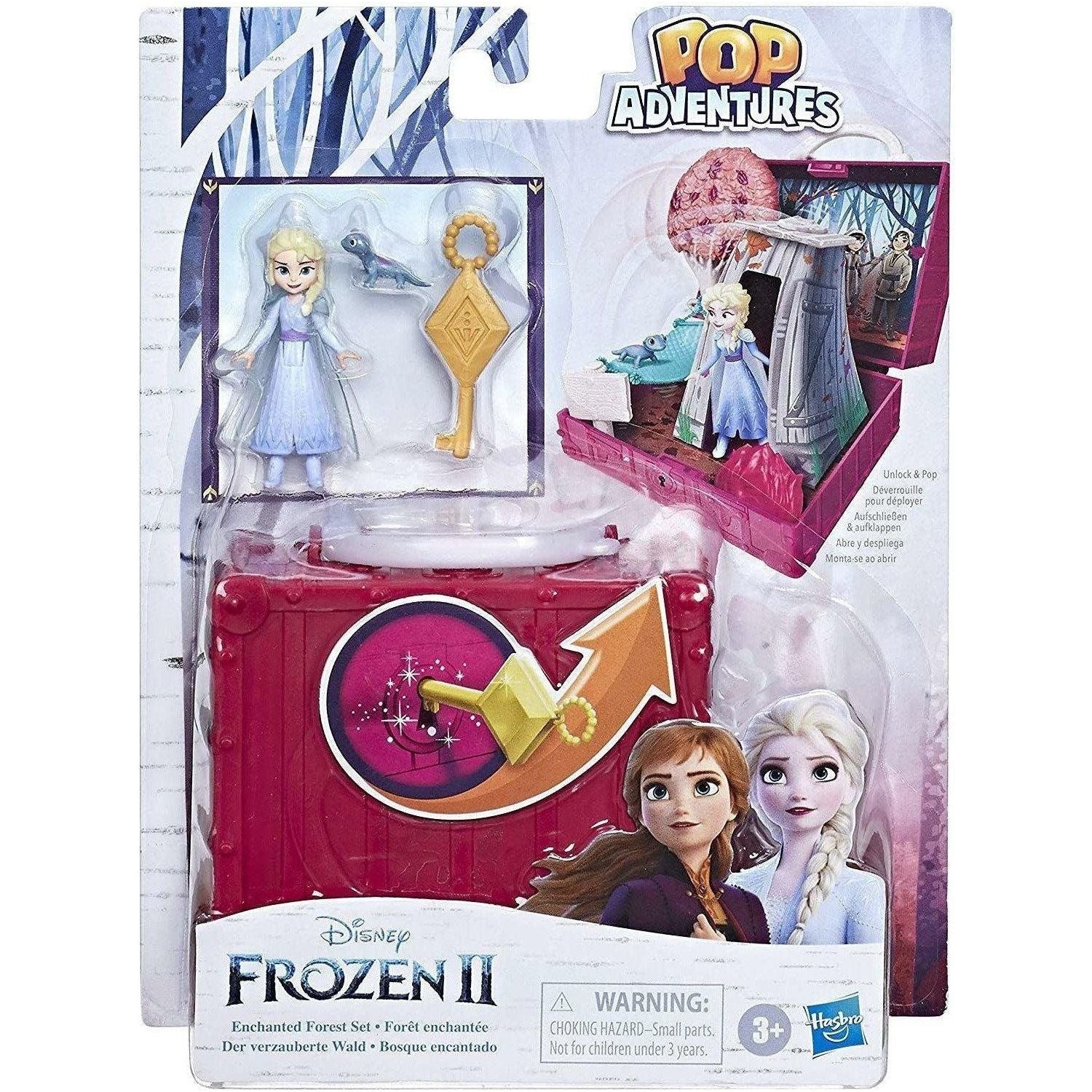 Disney Frozen Pop Adventures Enchanted Forest PlaySet Pop-Up With Handle, Including Elsa - BumbleToys - 4+ Years, 5-7 Years, Elsa, Frozen, Girls, Miniature Dolls & Accessories