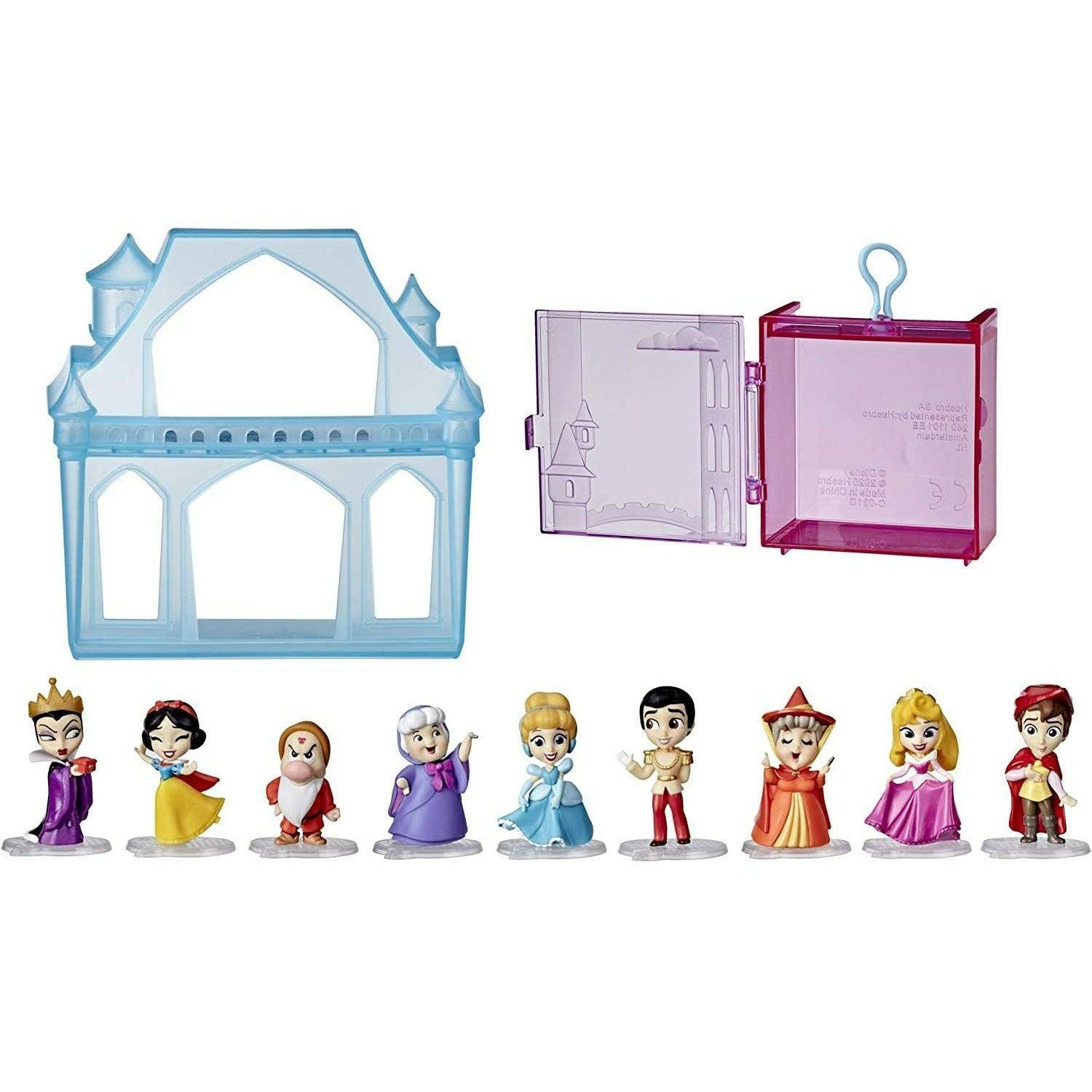Disney Princess Comics Adventure Discoveries Collection, Doll Set with 9 Figures, Bases, Display Castle N Case - BumbleToys - 4+ Years, 5-7 Years, Belle, Characters, Disney, Disney Princess, Dolls, Fashion Dolls & Accessories, Girls
