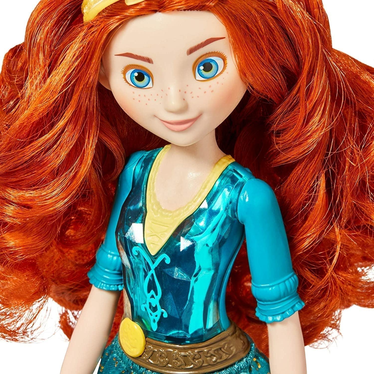 Mattel Disney Princess Merida Fashion Doll, New for 2023, Sparkling Look with Red Hair, Blue Eyes & Hair Accessory - BumbleToys - 4+ Years, 5-7 Years, Characters, Disney, Disney Princess, Dolls, Fashion Dolls & Accessories, Girls, Pre-Order