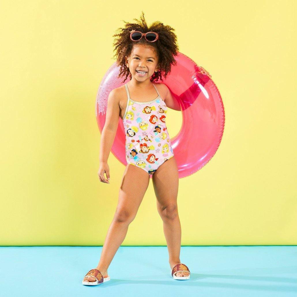 Disney Princess Swimsuit for Girls Size 4 - BumbleToys - 2-4 Years, Clothing, Girls, Kids Fashion, OXE, Sand Toys Pools & Inflatables, Swimsuit
