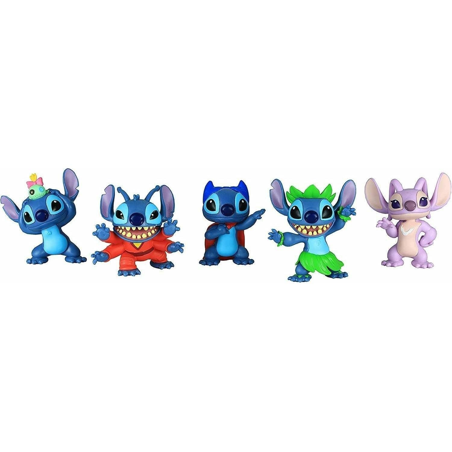 Disney’s Lilo & Stitch Collectible Stitch Figure Set 5 Pieces - BumbleToys - 2-4 Years, Disney, Lilo & Stitch, OXE, Pre-Order