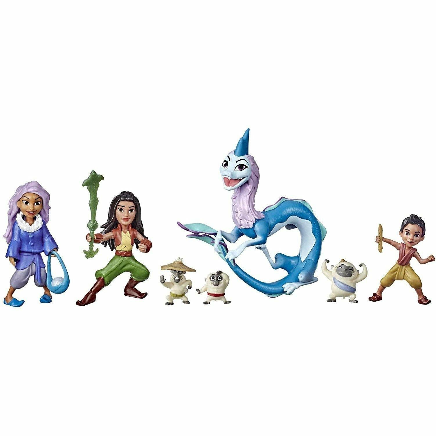 Disney's Raya and The Last Dragon Kumandra Story Set, 7 Dolls and Doll Accessories, Raya, Sisu Human, Ongis, Boun, and Sisu, Toy - BumbleToys - 14 Years & Up, 5-7 Years, 8-13 Years, Characters, Dragon, Girls, OXE, Raya, Sisu