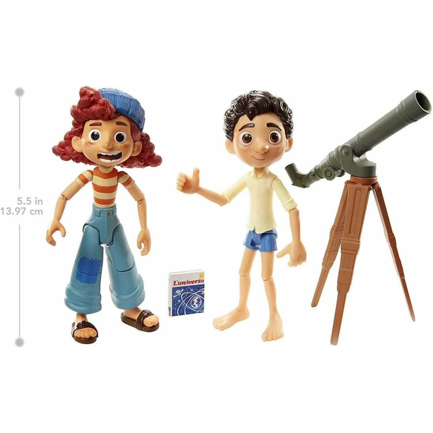 Disney/Pixar Luca Stargazers Pack with Luca Paguro & Giulia Posable Authentic Action Figure - BumbleToys - 4+ Years, 5-7 Years, Action Figures, Boys, Disney, Figures, Girls, Luca, Pre-Order