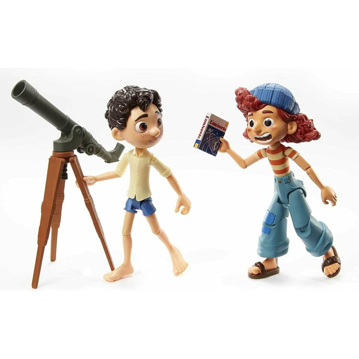 Disney/Pixar Luca Stargazers Pack with Luca Paguro & Giulia Posable Authentic Action Figure - BumbleToys - 4+ Years, 5-7 Years, Action Figures, Boys, Disney, Figures, Girls, Luca, Pre-Order
