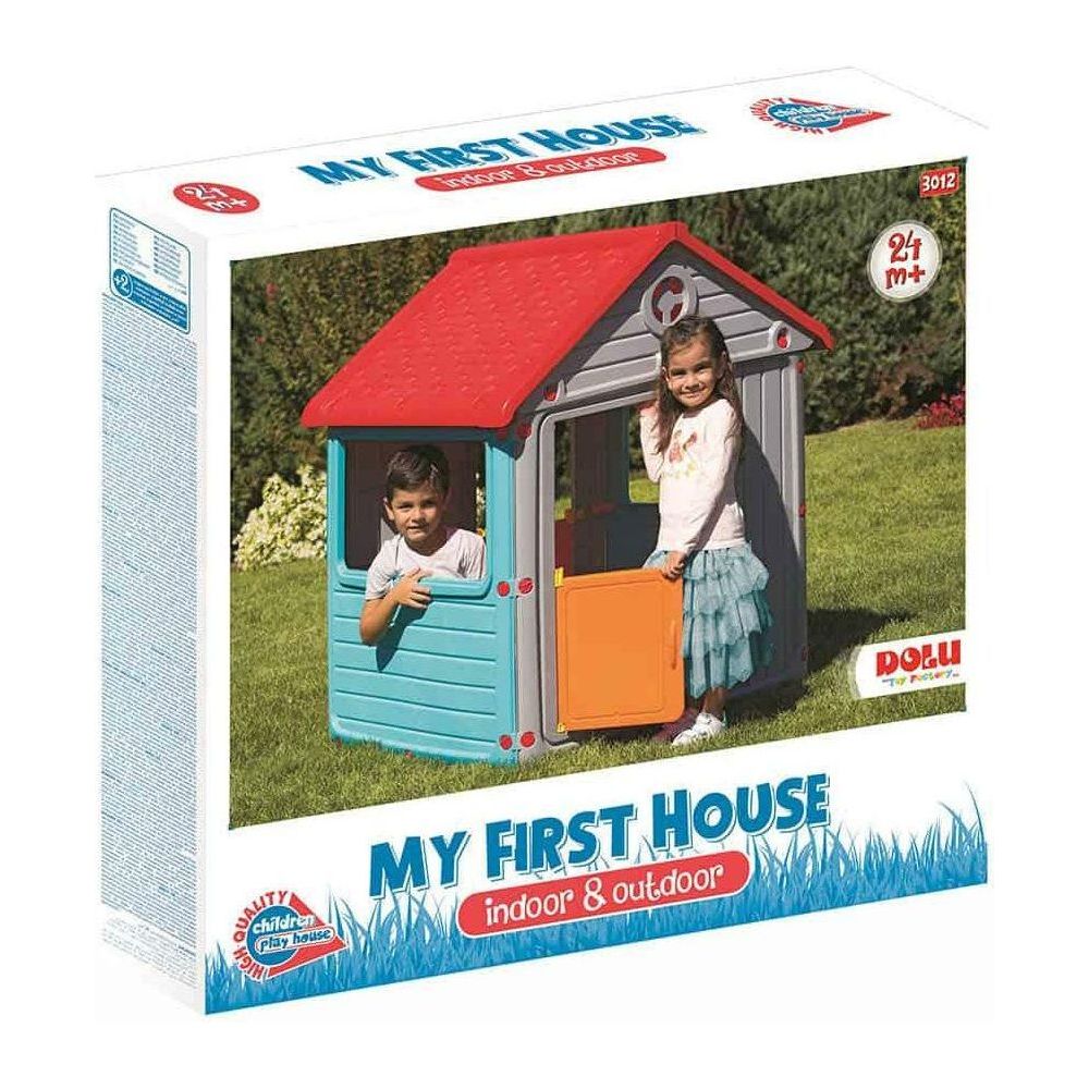 Dolu 3012 My First House 125 x 100 x 104 cm - BumbleToys - 2-4 Years, 3+ years, 5-7 Years, Cecil, Playset, Pre-Order, Trampolines & Playgyms