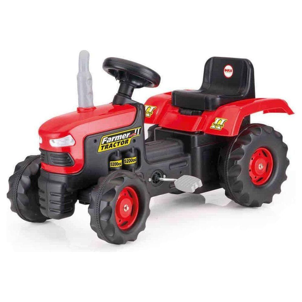 Dolu 8050 Dolu Pedal Tractor Farmer Operated Ride on Red - BumbleToys - 2-4 Years, Boys, Cecil, Pre-Order, Ride Ons