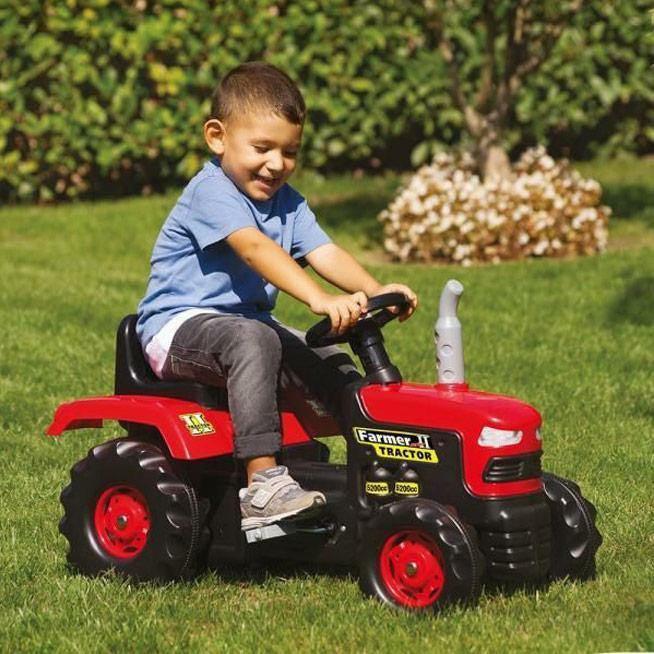 Dolu 8050 Dolu Pedal Tractor Farmer Operated Ride on Red - BumbleToys - 2-4 Years, Boys, Cecil, Pre-Order, Ride Ons