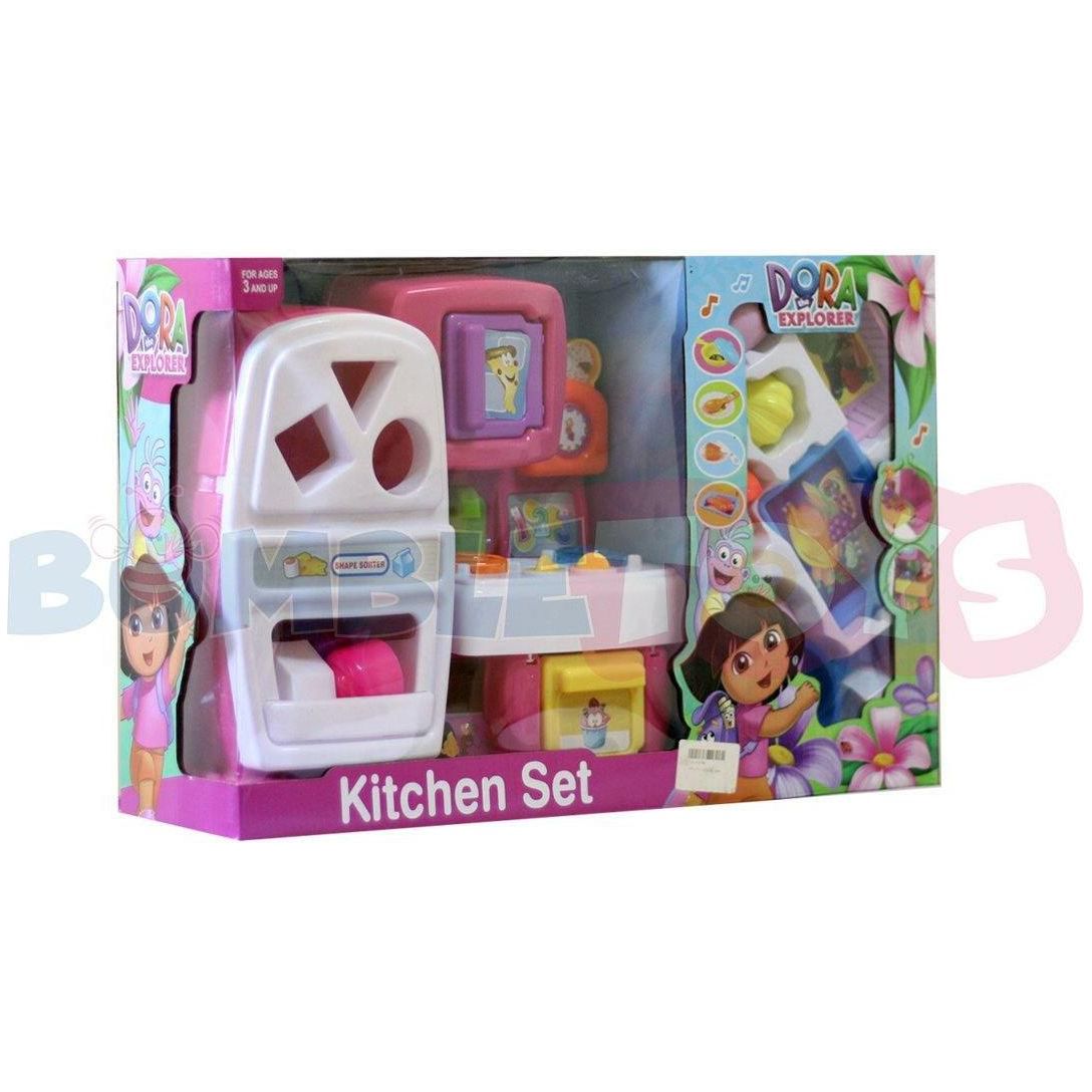 Dora The Explorer Kitchen Set With Music For Girls Bumbletoys 3 Years 5 7 Years Clearance El Rowad Girls Kitchen And Play Sets 1 ?v=1702739367