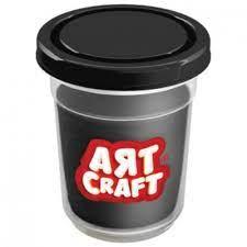 Art Craft 140 GR Single Dough Pot - Black - BumbleToys - 5-7 Years, Arabic Triangle Trading, Black, Make & Create, Play-doh, Unisex