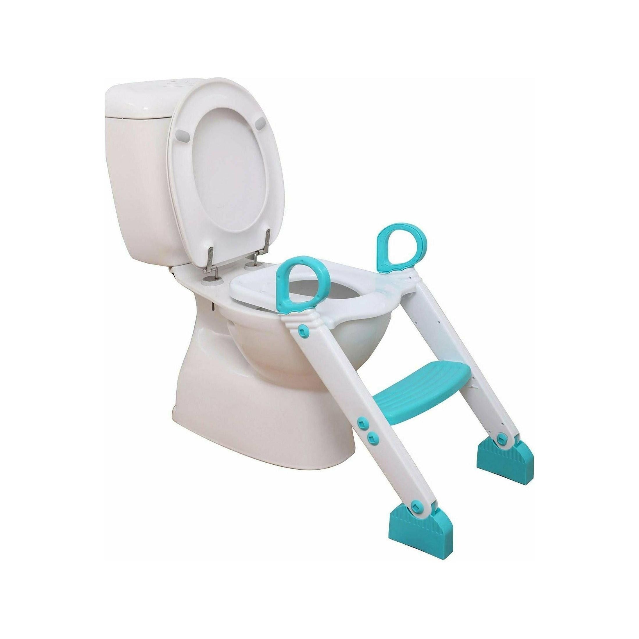 Dreambaby G6015 Step-up Toilet Topper Ladder – Aqua - White - BumbleToys - 0-24 Months, 2-4 Years, Babies, Baby Saftey & Health, Boys, Girls, Nursery Toys, Potties, Potty, Toy House