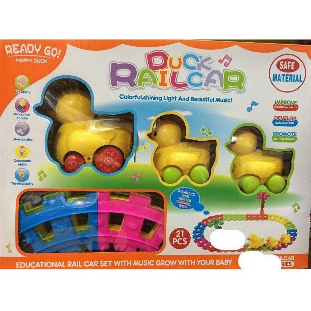 Duck Railcar with Sound and Light - BumbleToys - 2-4 Years, Activity & Amusement, Boys, Girls