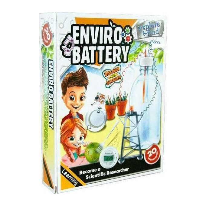 Enviro Battery Become A Scientific Researcher 20 Pieces - BumbleToys - 8-13 Years, Boys, Clearance, Electronic Learning, Girls, Toy Land