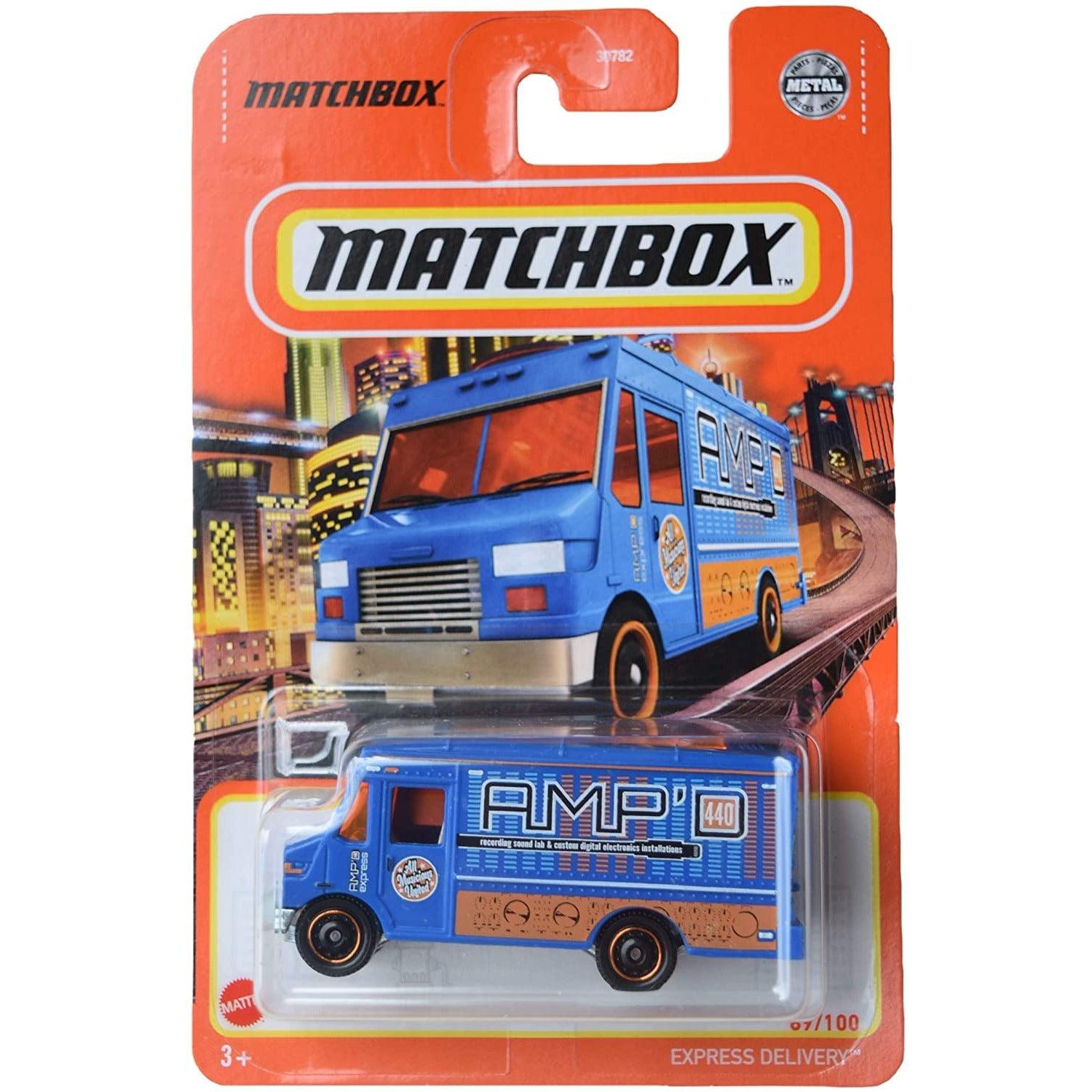 MatchBox Die Cast 1:64 Scale Vehicle - Express Delivery - BumbleToys - 2-4 Years, 5-7 Years, Boys, Collectible Vehicles, MatchBox