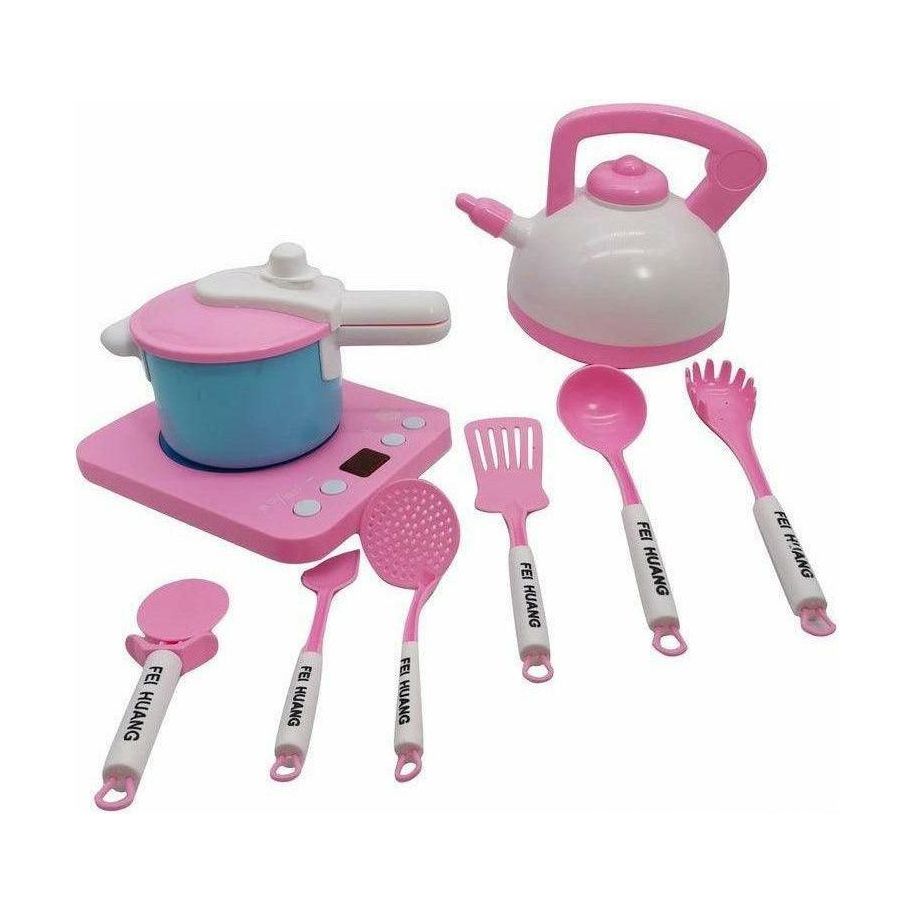 Fei Huang Kitchen With Stove For Kids - BumbleToys - 5-7 Years, Funday, Girls, Kitchen & Play Sets