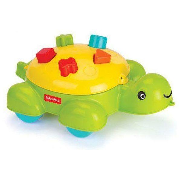 Fisher Price Turtle Shape Sorter 10 PCs - BumbleToys - 2-4 Years, Boys, Cecil, Girls, Nursery Toys