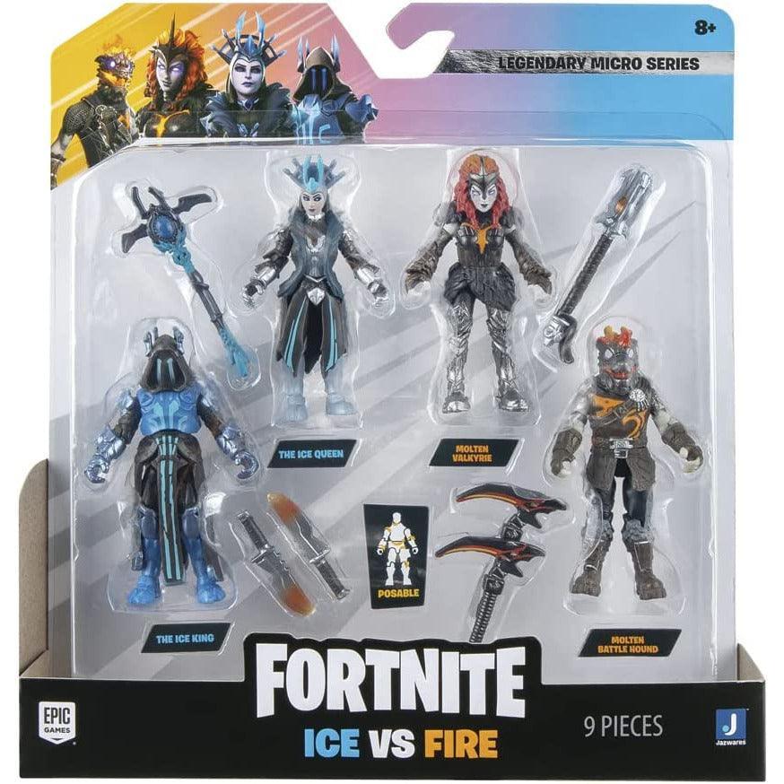 Fortnite Micro Squad - Four 2.5-inch Articulated Figures with Harvesting Tools - BumbleToys - 8+ Years, 8-13 Years, Action Battling, Action Figures, Boys, Figures, Fortnite, OXE, Pre-Order