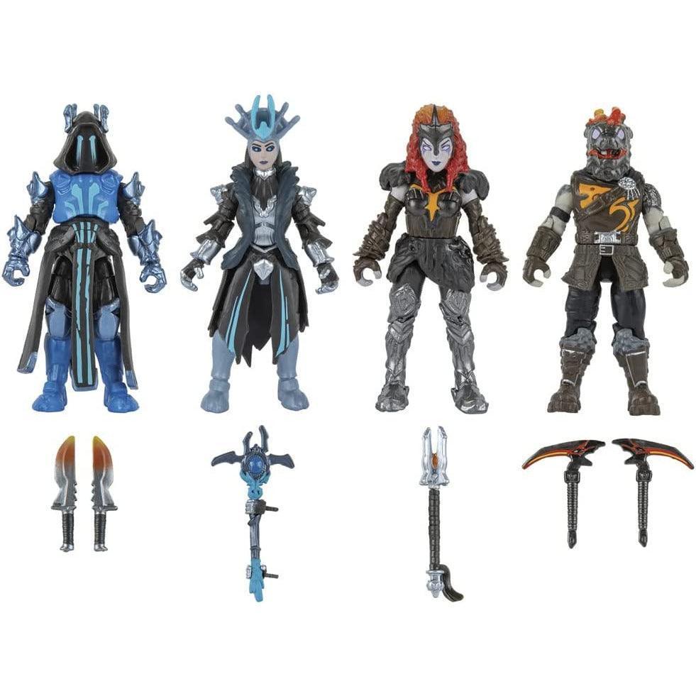 Fortnite Micro Squad - Four 2.5-inch Articulated Figures with Harvesting Tools - BumbleToys - 8+ Years, 8-13 Years, Action Battling, Action Figures, Boys, Figures, Fortnite, OXE, Pre-Order