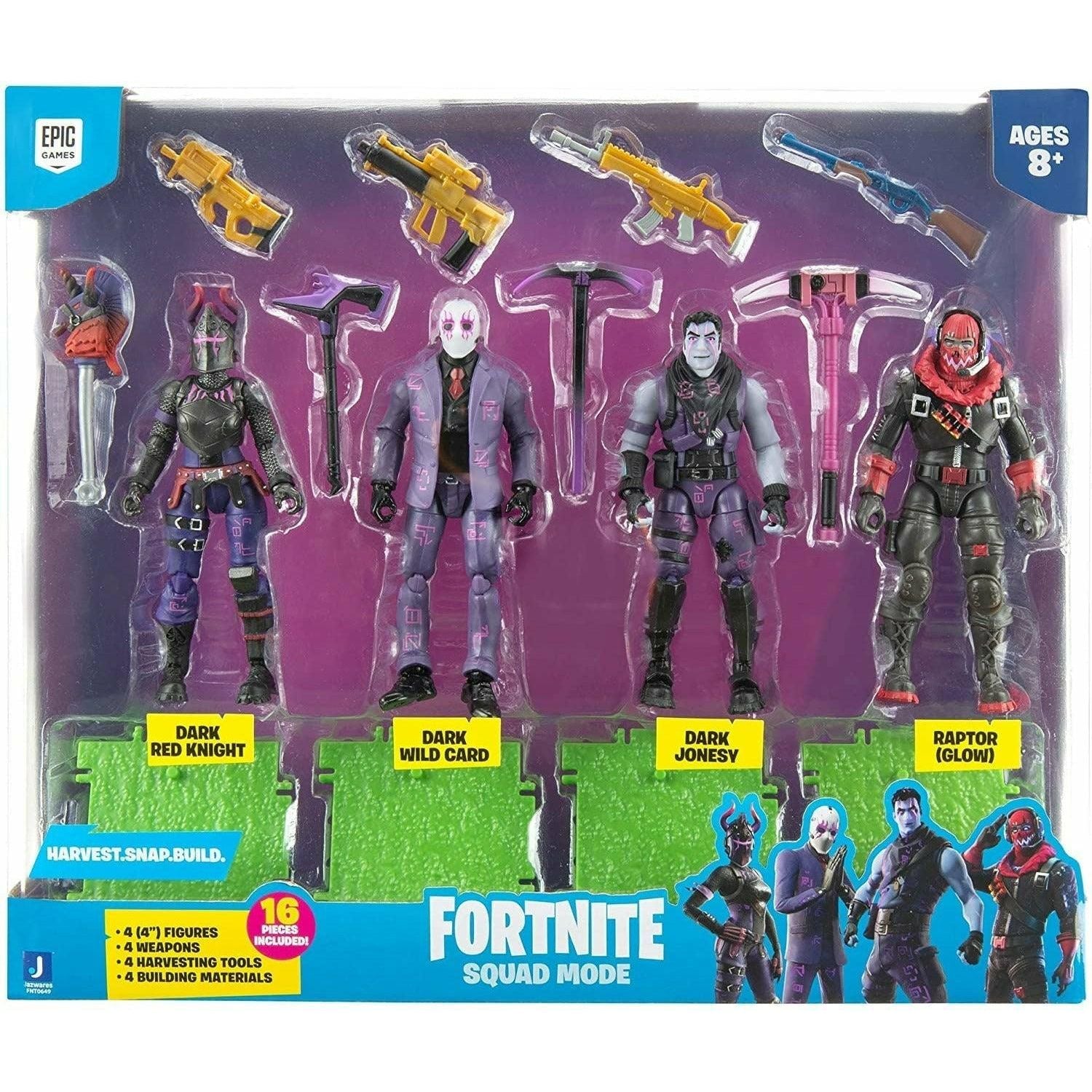 Fortnite Squad Mode 4-Figure Pack, Series 5 - BumbleToys - 8+ Years, 8-13 Years, Action Battling, Action Figures, Boys, Figures, Fortnite, OXE, Pre-Order
