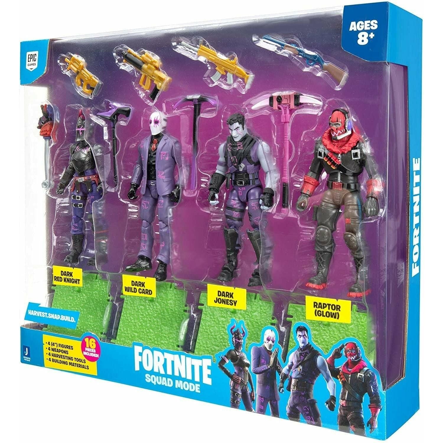 Fortnite Squad Mode 4-Figure Pack, Series 5 - BumbleToys - 8+ Years, 8-13 Years, Action Battling, Action Figures, Boys, Figures, Fortnite, OXE, Pre-Order
