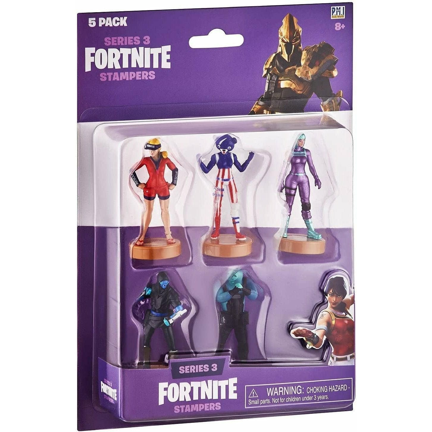 Fortnite Stampers P.M.I. - Authentic Action Figures with Stamp – Series 3 Collection - BumbleToys - 8+ Years, 8-13 Years, Action Battling, Action Figures, Boys, Figures, Fortnite, OXE