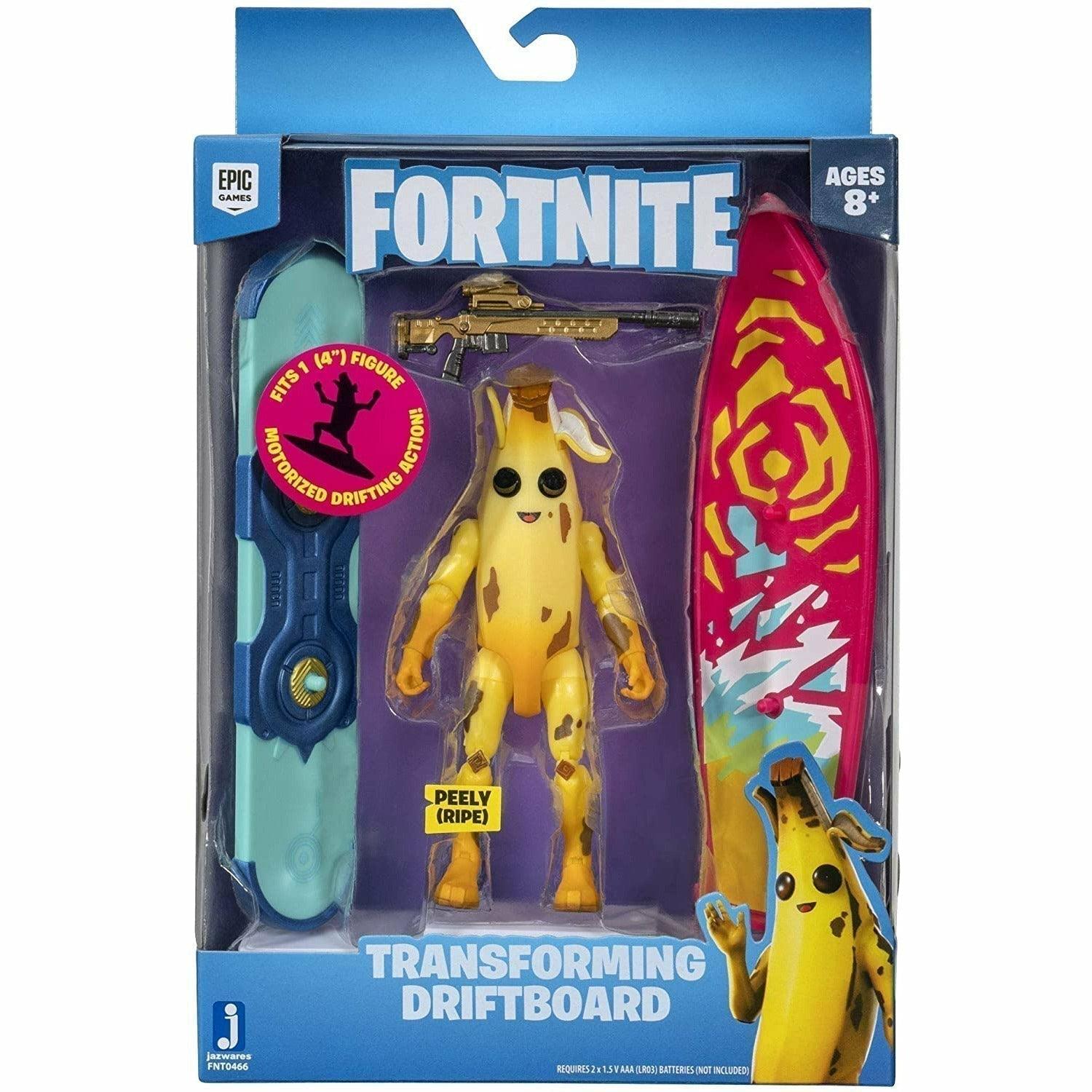 Fortnite Pelly Transforming Driftboard Vehicle - Interchangeable Surfboard and Driftboard Faceplates - BumbleToys - 8+ Years, 8-13 Years, Action Battling, Action Figures, Boys, Figures, Fortnite, OXE, Pre-Order