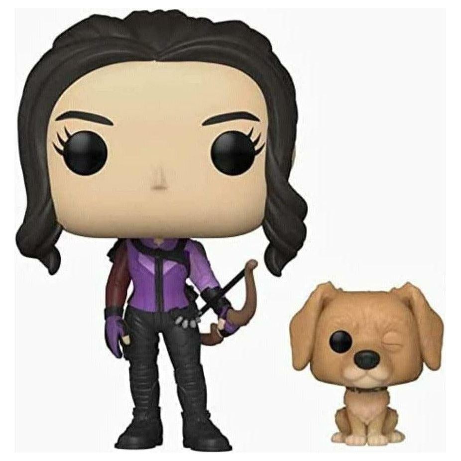 Funko Pop! & Buddy Marvel: Hawkeye - Kate Bishop with Lucky Pizza Dog - BumbleToys - 18+, 8+ Years, Action Figures, Avengers, Boys, Figures, Funko, Girls, Marvel, Pre-Order