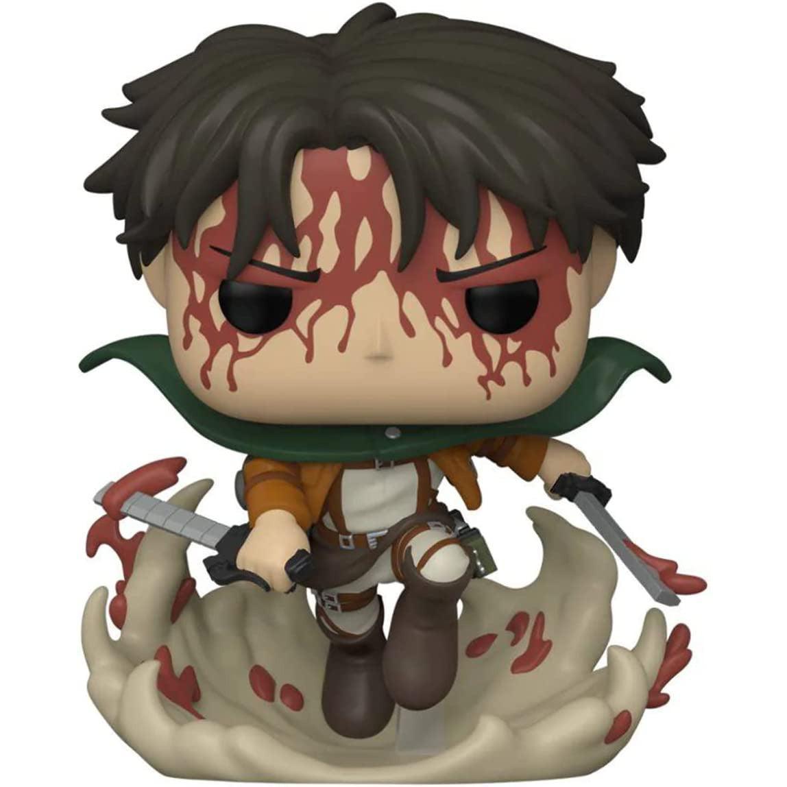 Funko Pop Attack On Titan - Battle Levi (Bloody) - BumbleToys - 18+, 5-7 Years, 6+ Years, Boys, Figures, Funko, OXE, Pre-Order