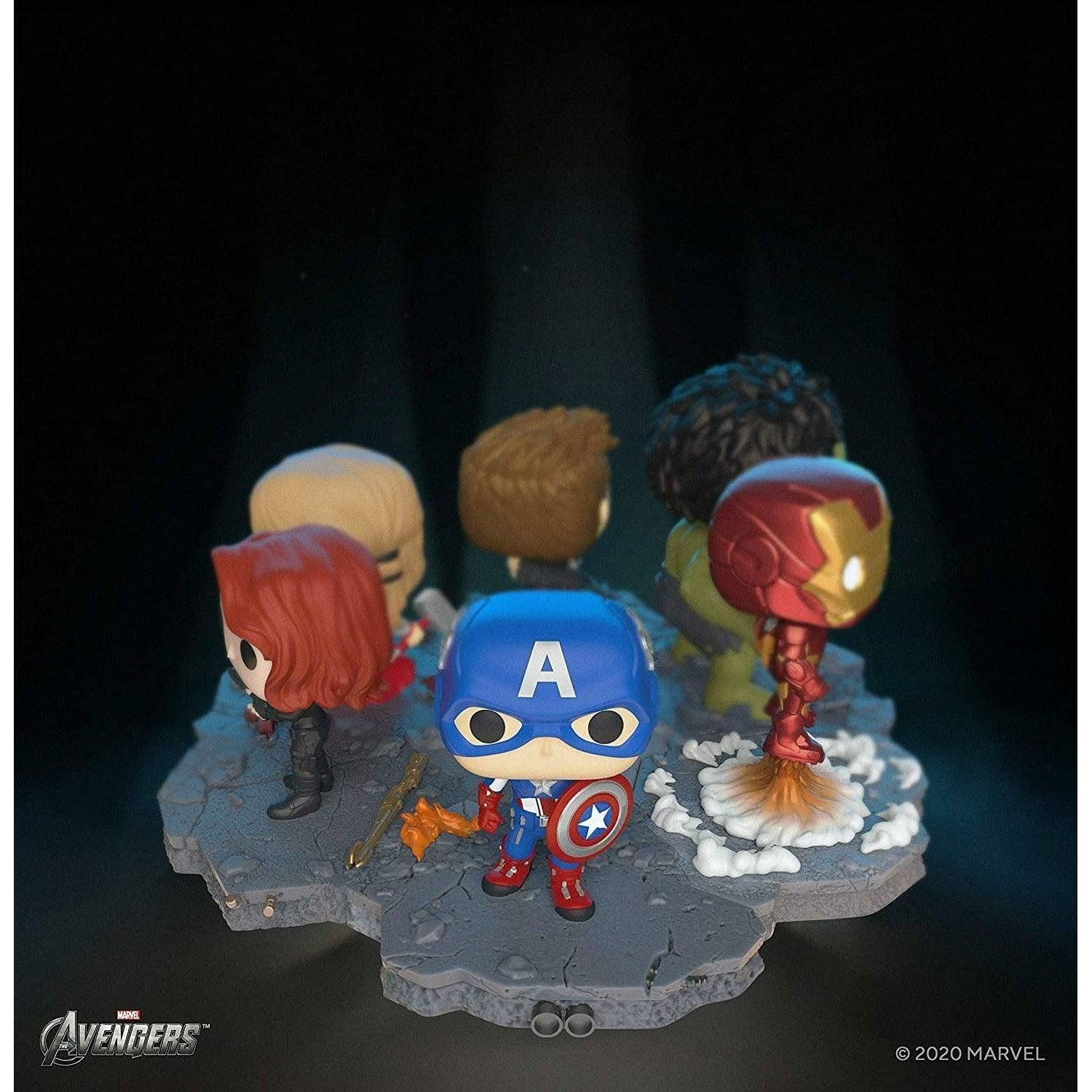 Funko Pop! Deluxe, Marvel: Avengers Assemble Series - Captain America - BumbleToys - 18+, 4+ Years, 5-7 Years, Action Figures, Avengers, Boys, Captain America, Characters, Funko, Pre-Order