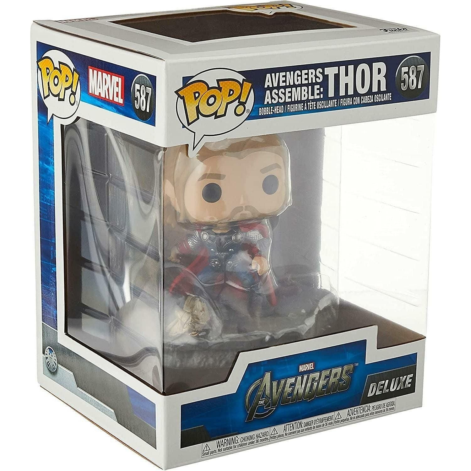 Funko Pop! Deluxe, Marvel: Avengers Assemble Series - Thor 12 inch - BumbleToys - 18+, Action Figures, Avengers, Boys, Characters, Deluxe, Funko, Pre-Order, Thor