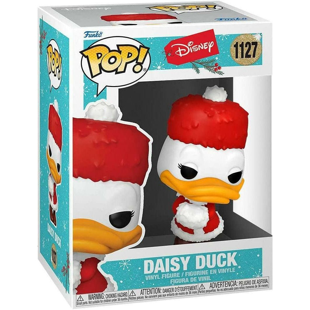 Funko Pop! Disney: Holiday 2021 - Daisy Duck 1127 - BumbleToys - 18+, 4+ Years, 5-7 Years, Action Figures, Boys, Daisy duck, Disney, Dolls, Duck, Funko, Girls, Pre-Order