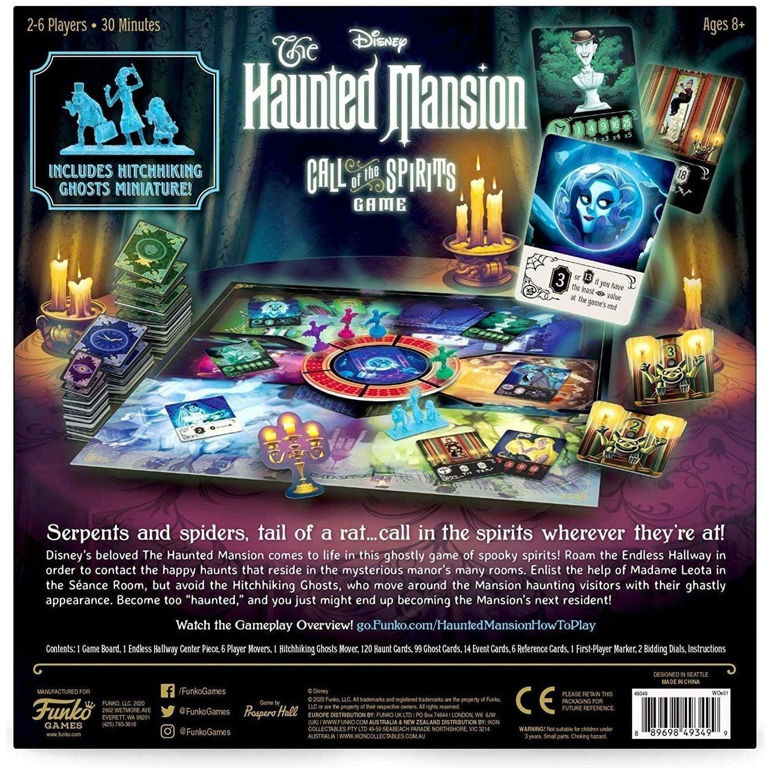 Funko Pop Disney The Haunted Mansion - Call of The Spirits: Disneyland Edition Game - BumbleToys - 18+, Action Figures, Boys, Darth Vader, Funko, OXE, Pre-Order, star wars