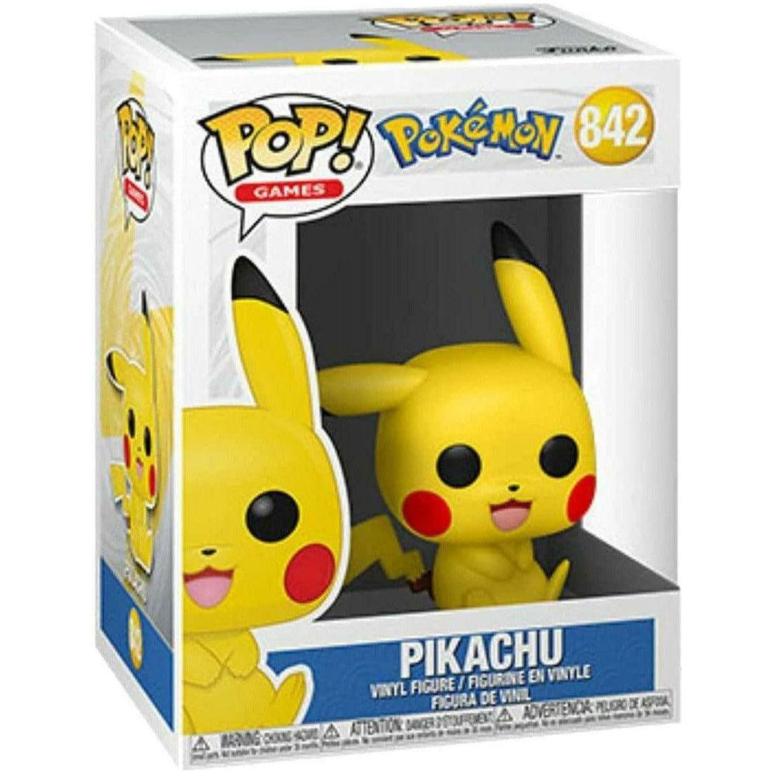 Funko Pop! Games: Pokemon - Pikachu (Sitting) - BumbleToys - 18+, Action Figures, Boys, Characters, Funko, Girls, POKEMON, Pre-Order