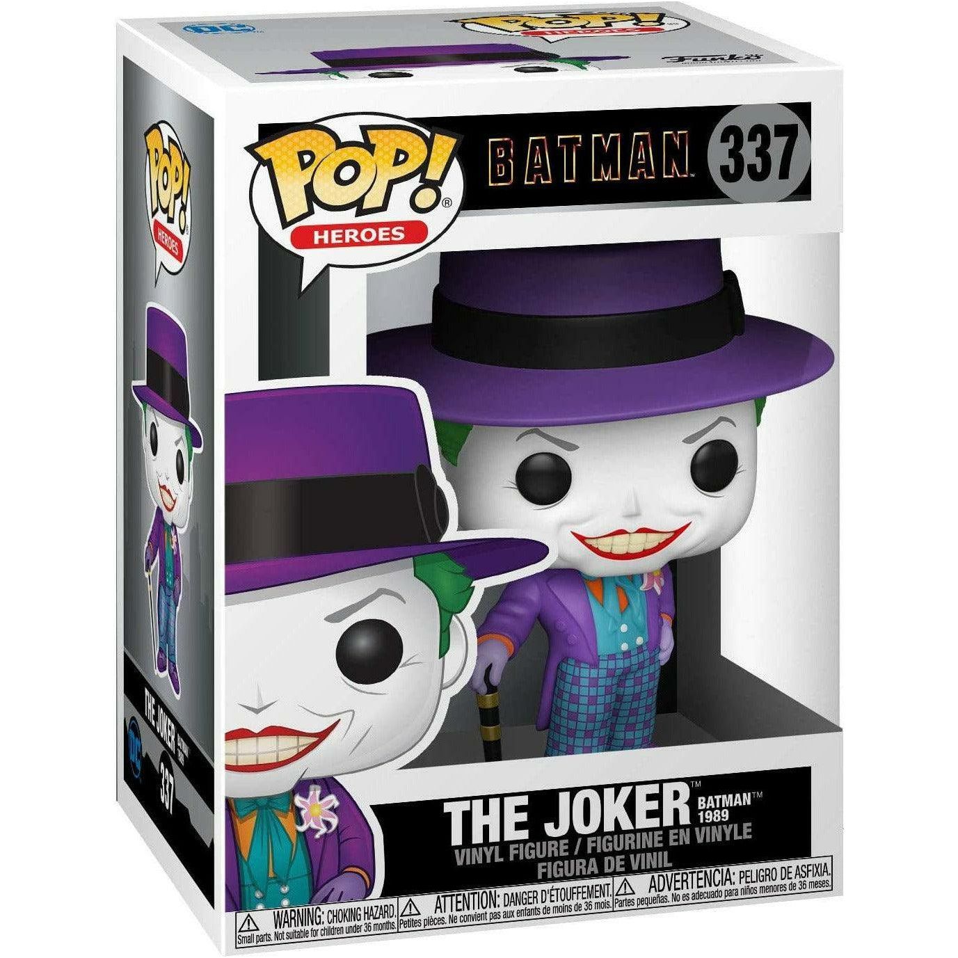 Funko Pop Heroes Batman 1989 - Joker With Hat - BumbleToys - 18+, 5-7 Years, 6+ Years, Batman, Boys, Dolls, Funko, Joker, OXE, Pre-Order