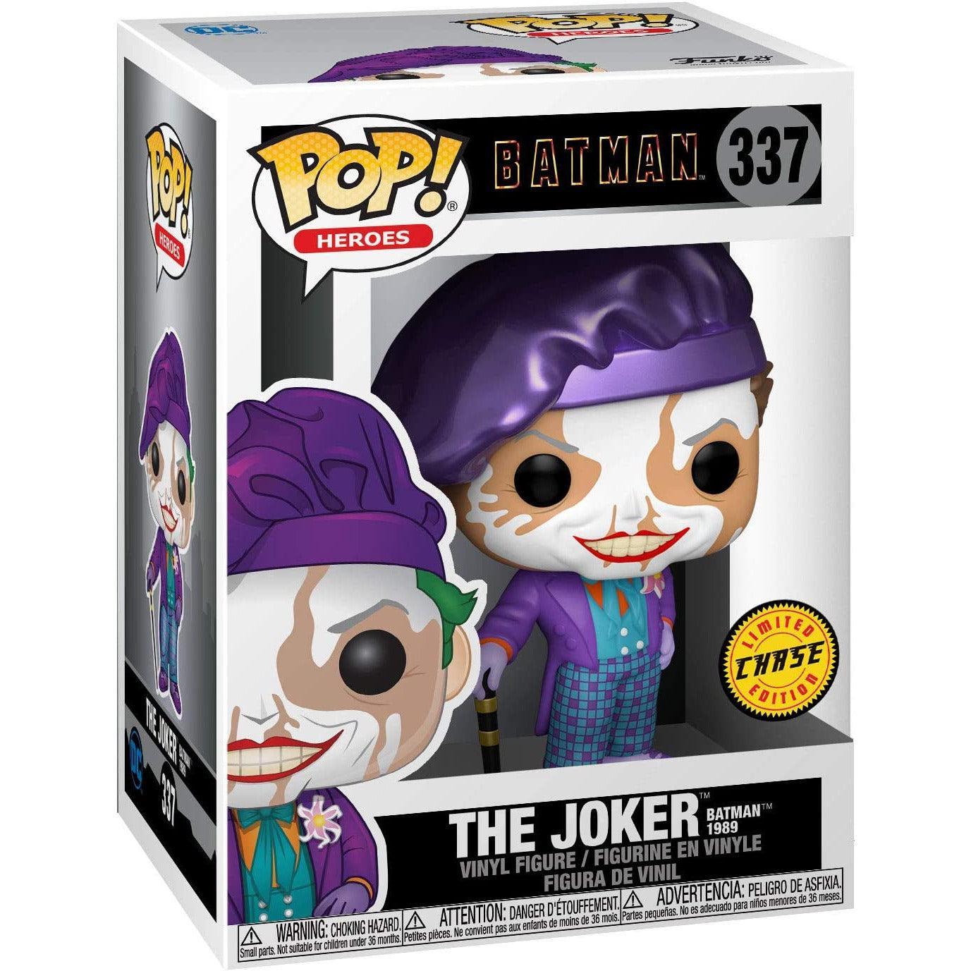 Funko Pop Heroes Batman 1989 - Joker With Hat Chase Edition - BumbleToys - 18+, 5-7 Years, 6+ Years, Batman, Boys, Dolls, Funko, Joker, OXE, Pre-Order