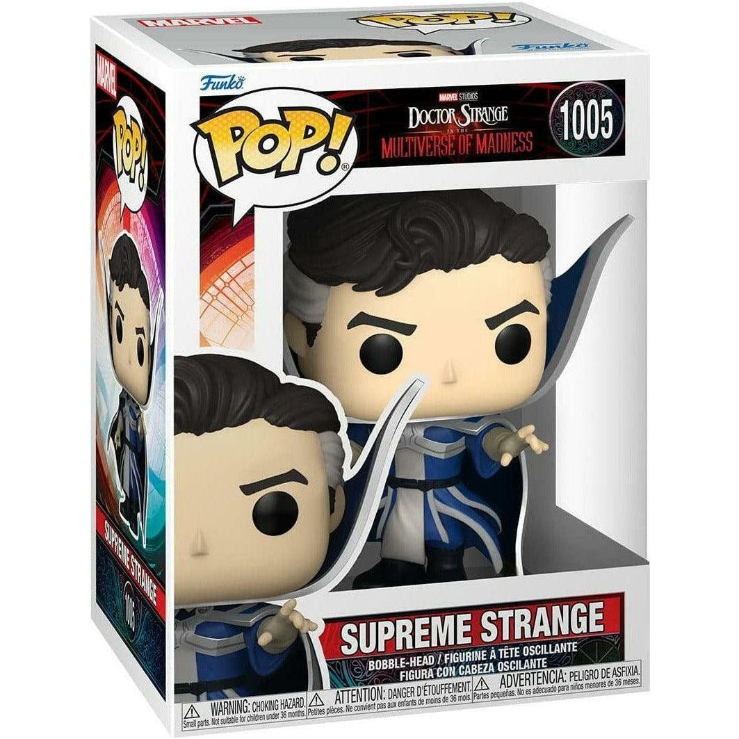 Funko Pop! Marvel Doctor Strange in the Multiverse of Madness - Supreme Strange - BumbleToys - 18+, 5-7 Years, 6+ Years, Action Figures, Boys, Disney, Funko, Marvel, OXE, Pre-Order