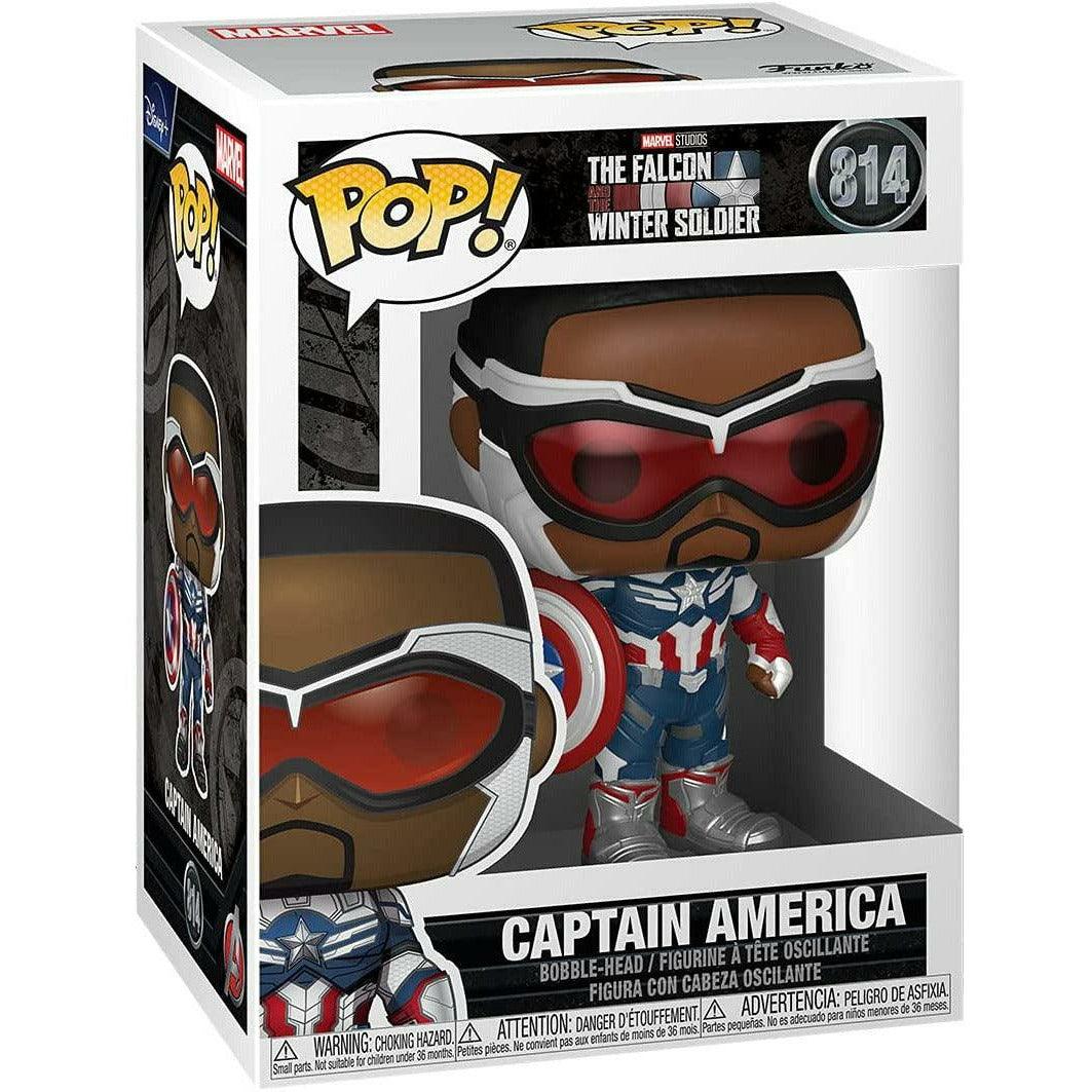 Funko Pop! Marvel: Falcon and The Winter Soldier - Captain America (Sam Wilson) ,3.75 inches - BumbleToys - 18+, Action Figures, Avengers, Boys, Captain America, Characters, Funko, Pre-Order