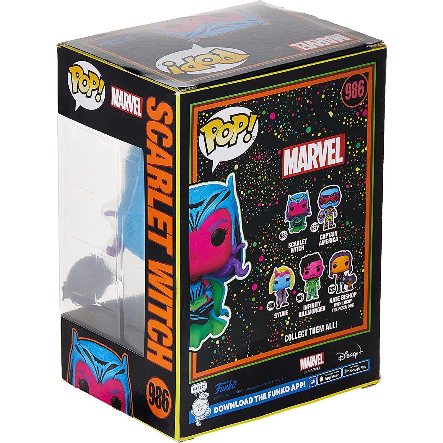 Funko Pop! Marvel  WandaVision - The Scarlet Witch (Black Light) - BumbleToys - 18+, 5-7 Years, 6+ Years, Action Figures, Boys, Disney, Funko, Marvel, OXE, Pre-Order