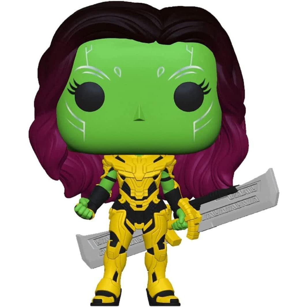 Funko Pop! Marvel: What If ? - Gamora With Blade of Thanos - BumbleToys - 18+, 4+ Years, 5-7 Years, Action Figures, Boys, Characters, Funko, Marvel, Pre-Order