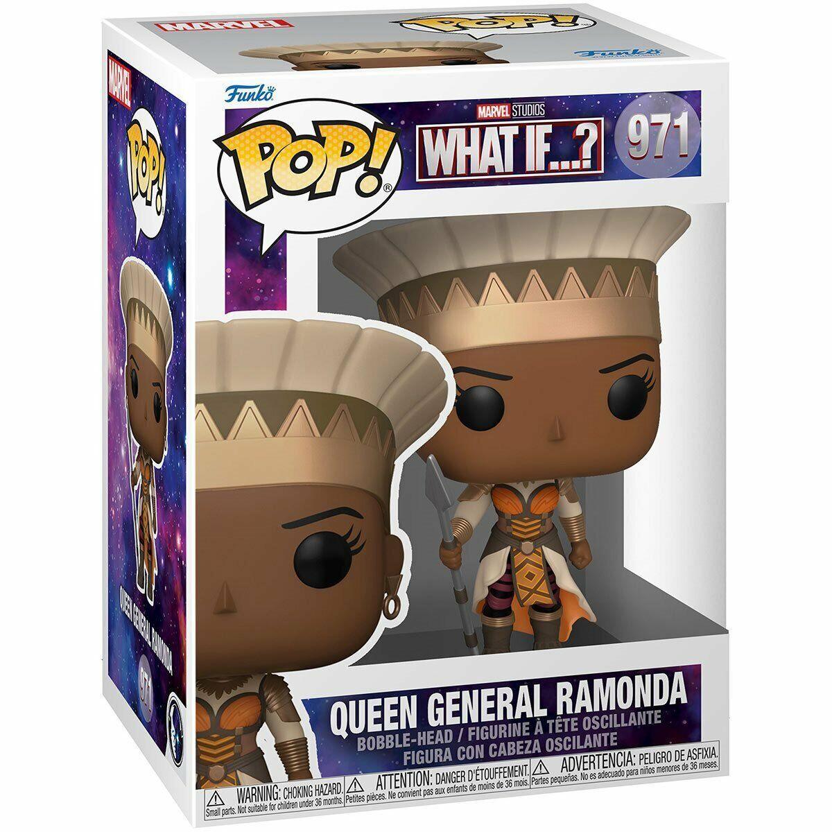 Funko POP Marvel: What If? - Queen General Ramonda - BumbleToys - 18+, 4+ Years, 5-7 Years, Action Figures, Boys, Funko, Girls, Marvel, Pre-Order