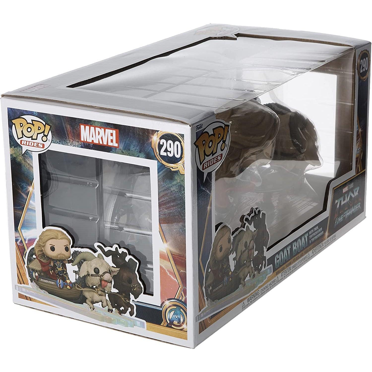 Funko Pop! Ride Super Deluxe: Marvel's Thor: Love and Thunder - The Goat Boat - BumbleToys - 18+, 4+ Years, 5-7 Years, Action Figures, Boys, Funko, Marvel, Pre-Order, Thor