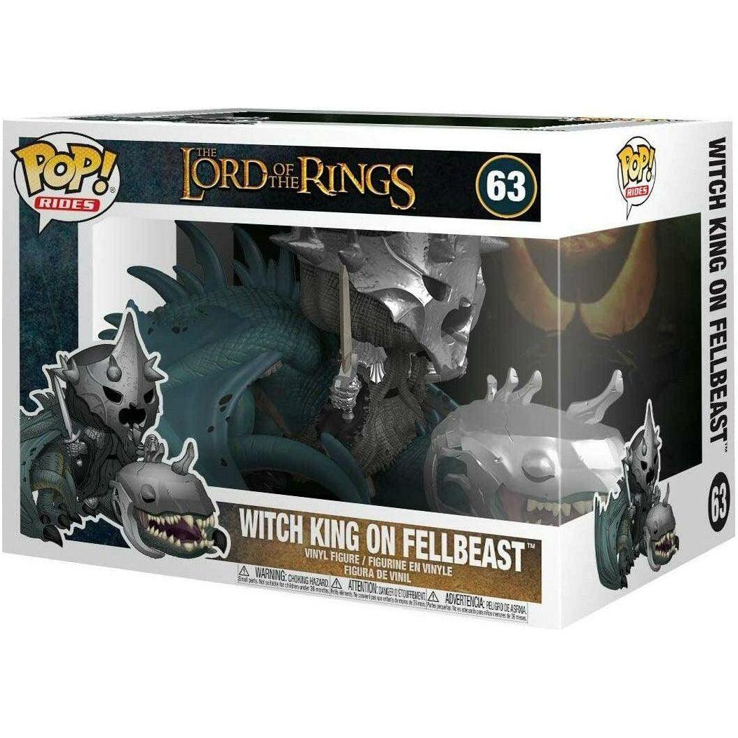 Funko Pop! Rides Lord of The Rings - Witch King With Fellbeast - BumbleToys - 18+, Boys, Fashion Dolls & Accessories, Funko, Lord Of The Rings