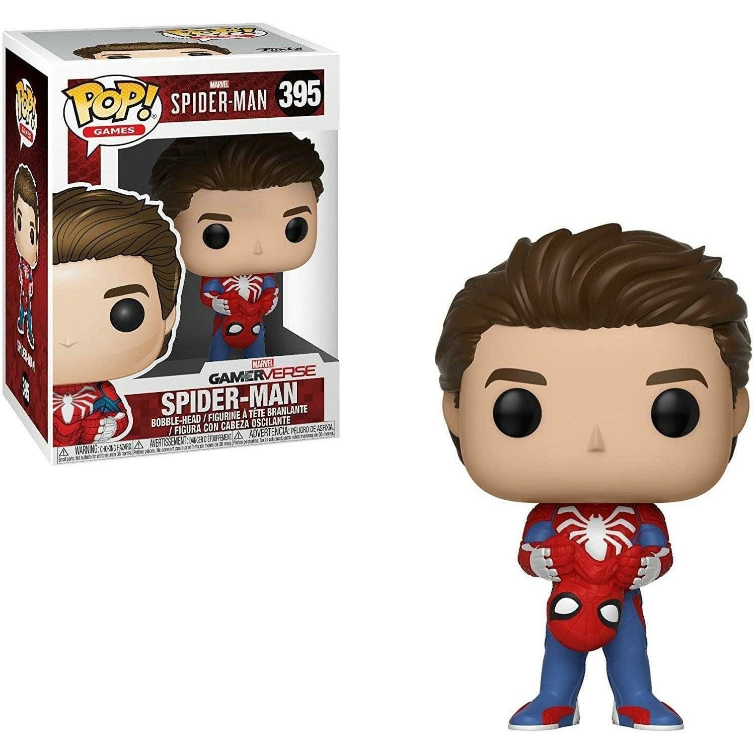 Funko Pop Spider-Man Video Game - Unmasked Spider-Man - BumbleToys - 18+, Action Figures, Avengers, Boys, Characters, Funko, Spider man, Spiderman