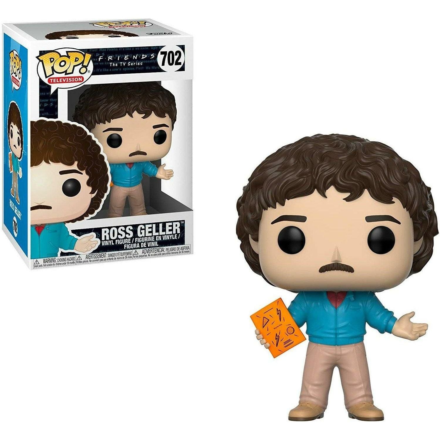 Funko Pop TV Friends - 80's Hair Too Tan Ross Collectible Figure - BumbleToys - 18+, Friends, Funko, Pre-Order